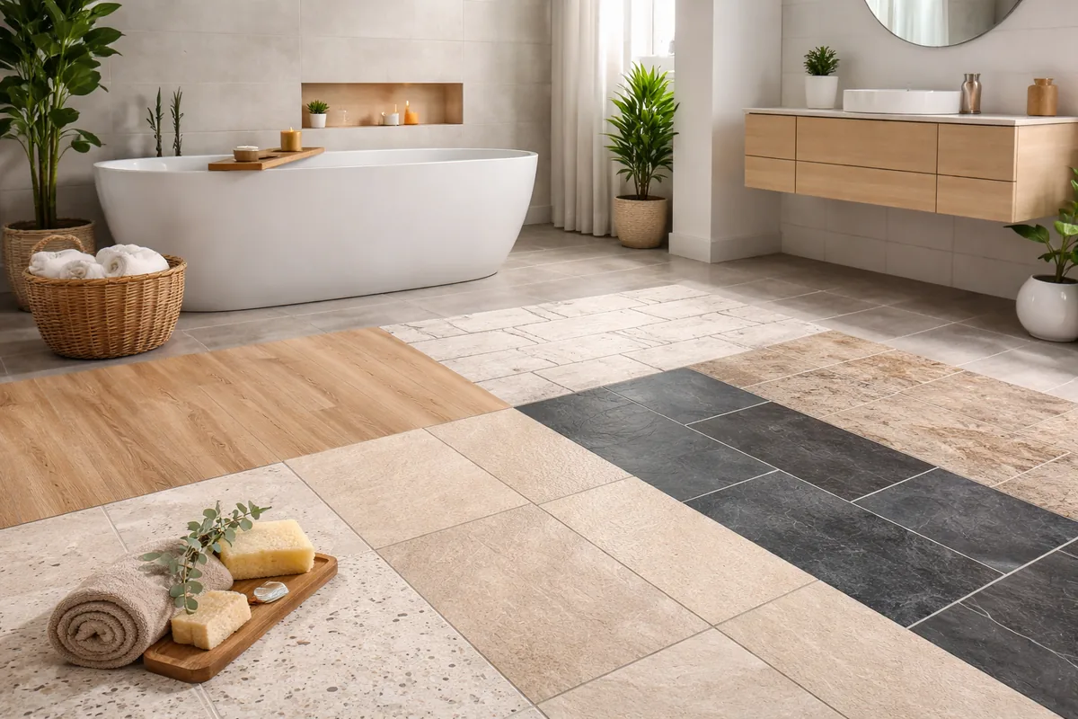 Comment choisir le bon revêtement de sol pour une salle de bain